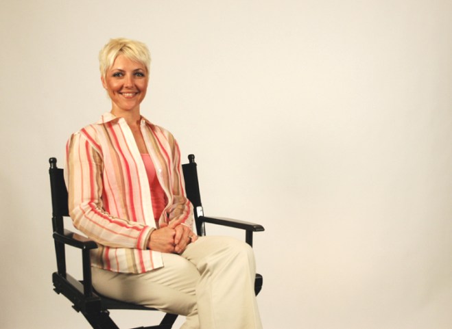 Amy Baue Professional Talent in Directors Chair